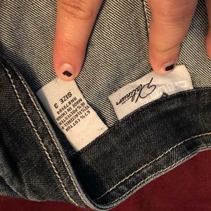 Chico’s platinum denim jacket